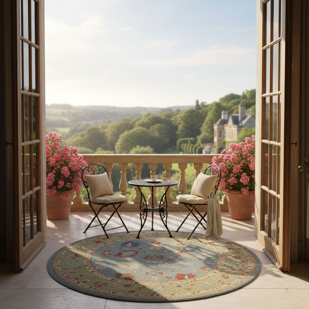 ELARONA - Hand Knotted Oushak Carpet